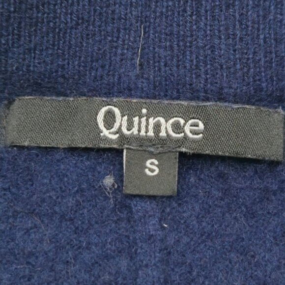 Quince Pants Men S Blue Mongolian Cashmere Sweat Minimalist Preppy Grudge - Picture 7 of 9